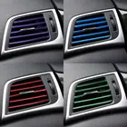 Декоративная полоса для вентиляционного отверстия автомобиля, хромированная накладка на бампер для Hyundai solaris, accent i30, ix35, elantra, santa fe, tucson, getz