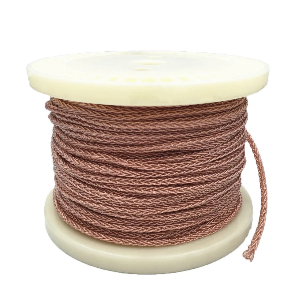 Высококачественный 8 жильный кабель для наушников 6N очень мягкий Hi Fi