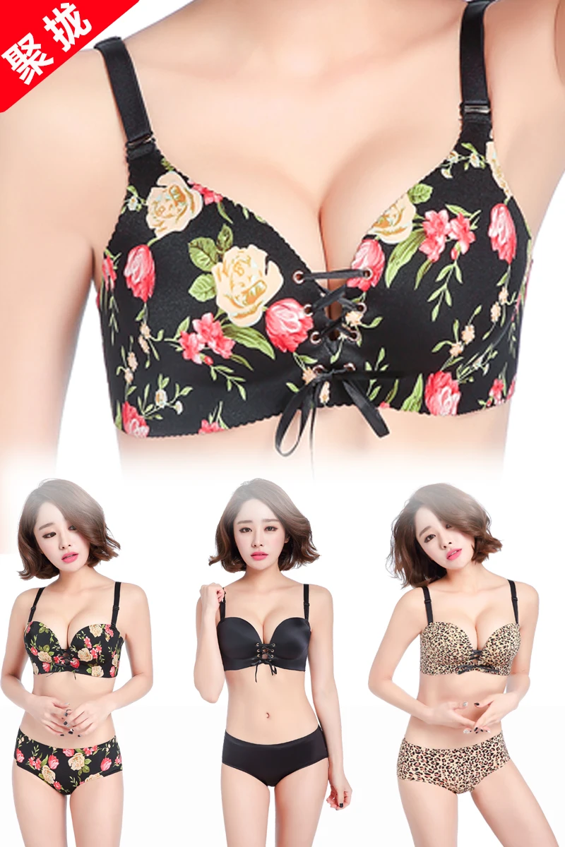 

Mozhini Super Push Up bra Sexy Brassiere women Bra Underwear gather top chest Seamless Bra For lady Sutian big Size AB C Cup bra