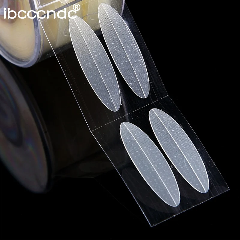 600 шт. невидимые прозрачные бежевые полоски для век украшение больших глаз