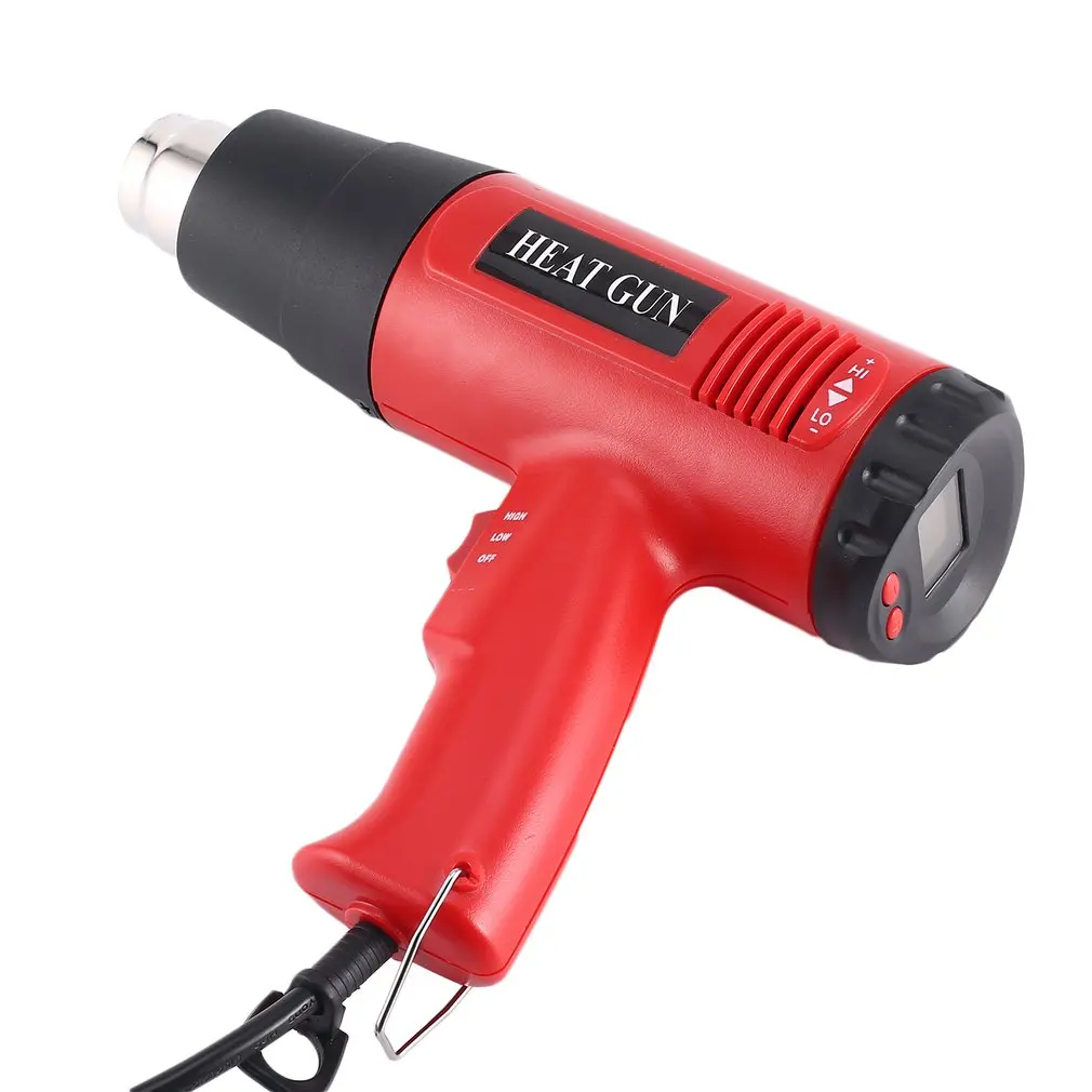 Горячая воздушная Тепловая пушка 866B 2000 Вт Цифровой LCD Электрический