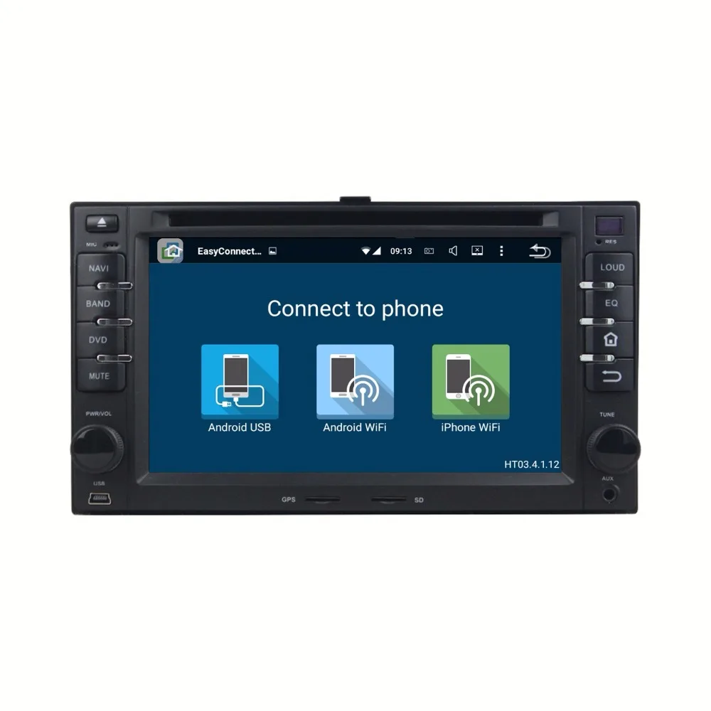 Автомобильный DVD на основе Android BT GPS WIFI автомобильный ПК/мультимедиа