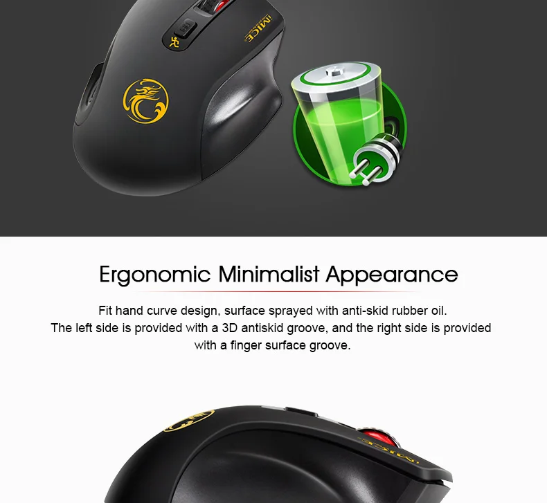 2,4 ГГц Бесшумная USB Беспроводная мышь 2000 dpi USB 3,0 приемник оптическая компьютерная мышь 2,4 ГГц эргономичные мыши для ноутбука ПК мышь