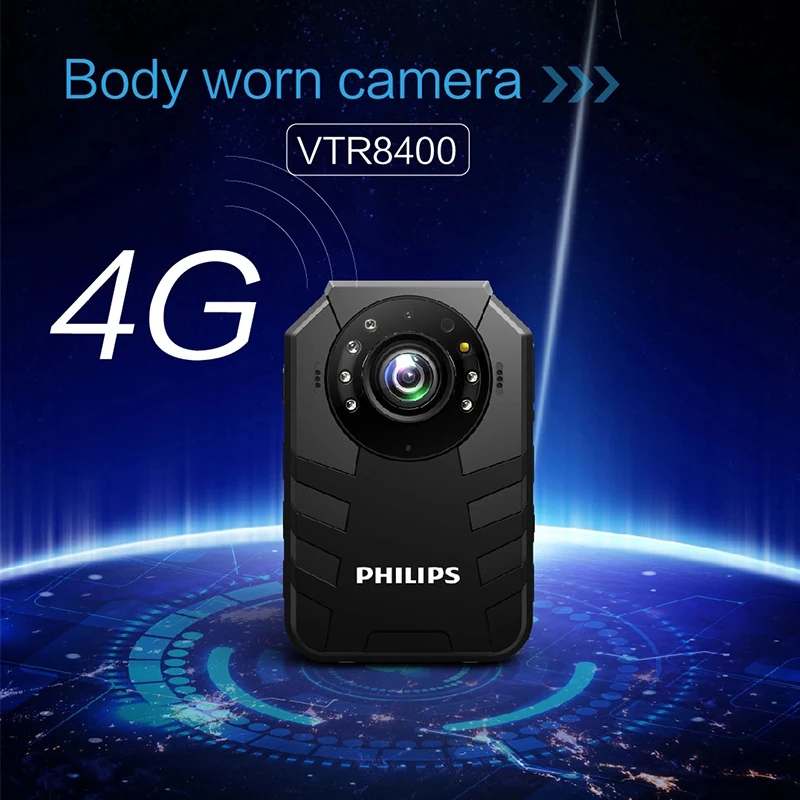 Philips Wi-Fi 4G Police Body Wear камера IP68 Водонепроницаемый GPS Beidou BT4.0 Andriod система OV4689 |