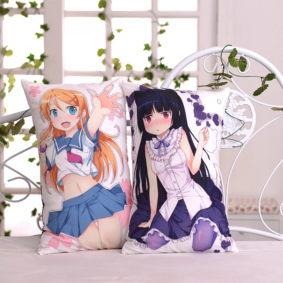 Подушка для обнимания тела в японском аниме Oreimo Kirino Kuroneko Kawaii подушка дома