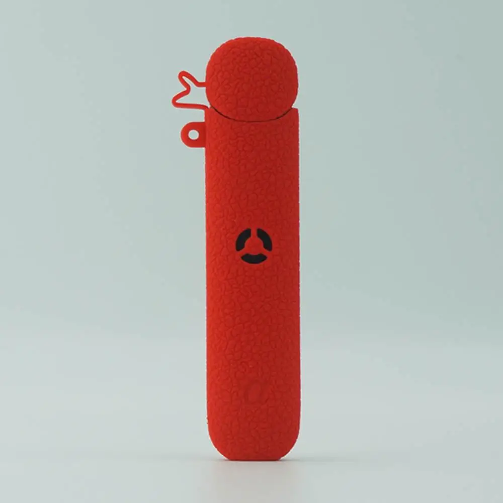 Red Чехол с текстурой кожи для RELX Alpha pod силиконовый чехол-накладка гелевый нескользящий защитный чехол для VAPE Alpha RELXPOD Kit mod - Цвет: Red