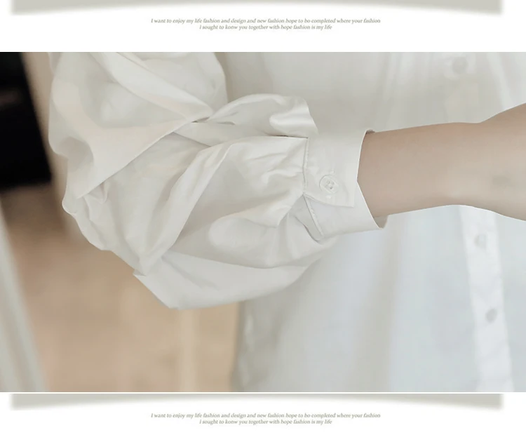 Мода 2019 Лето Slash шеи женские белые блузки с длинным рукавом элегантные девушки