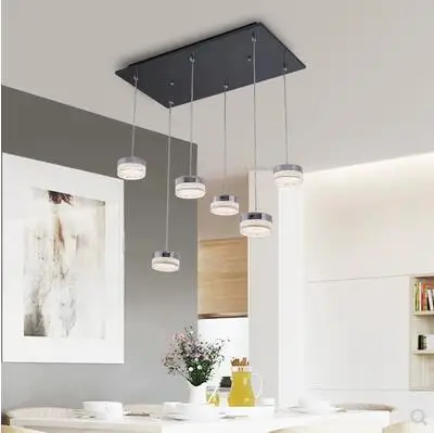 Современный минималистичный ресторанный светильник люстра креативное