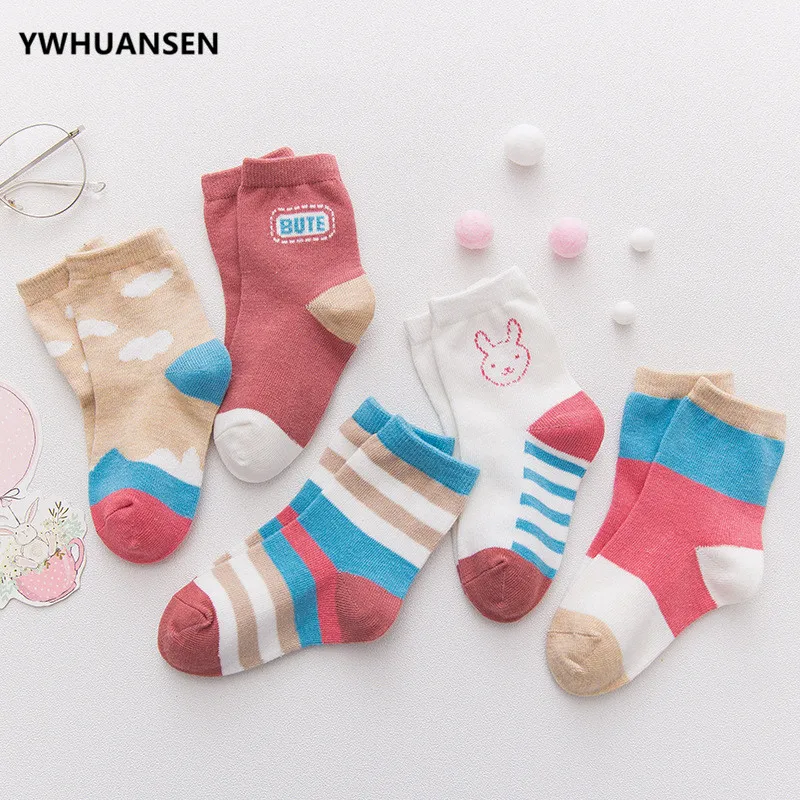 YWHUANSEN 5 парт/лот от 1 до 12 лет Осень Зима Детские блестящие короткие цветные