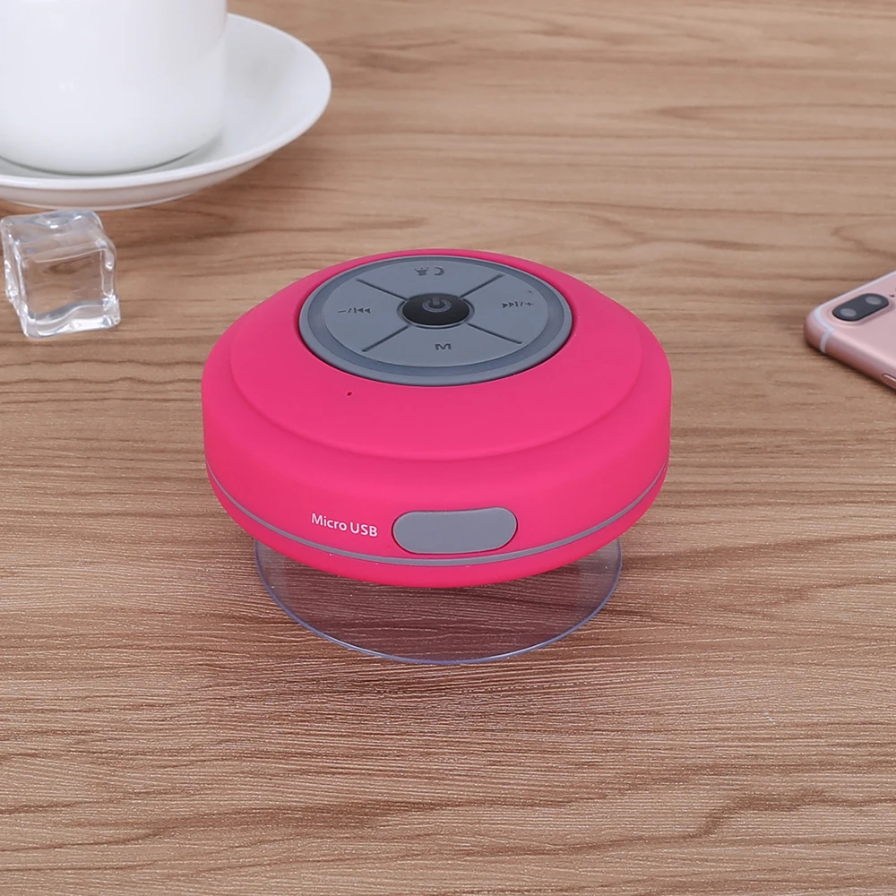 Портативный сабвуфер Nasin, водонепроницаемый беспроводной Bluetooth динамик, автомобильный громкая связь, музыка, всасывающий Микрофон для телефона IOS Android