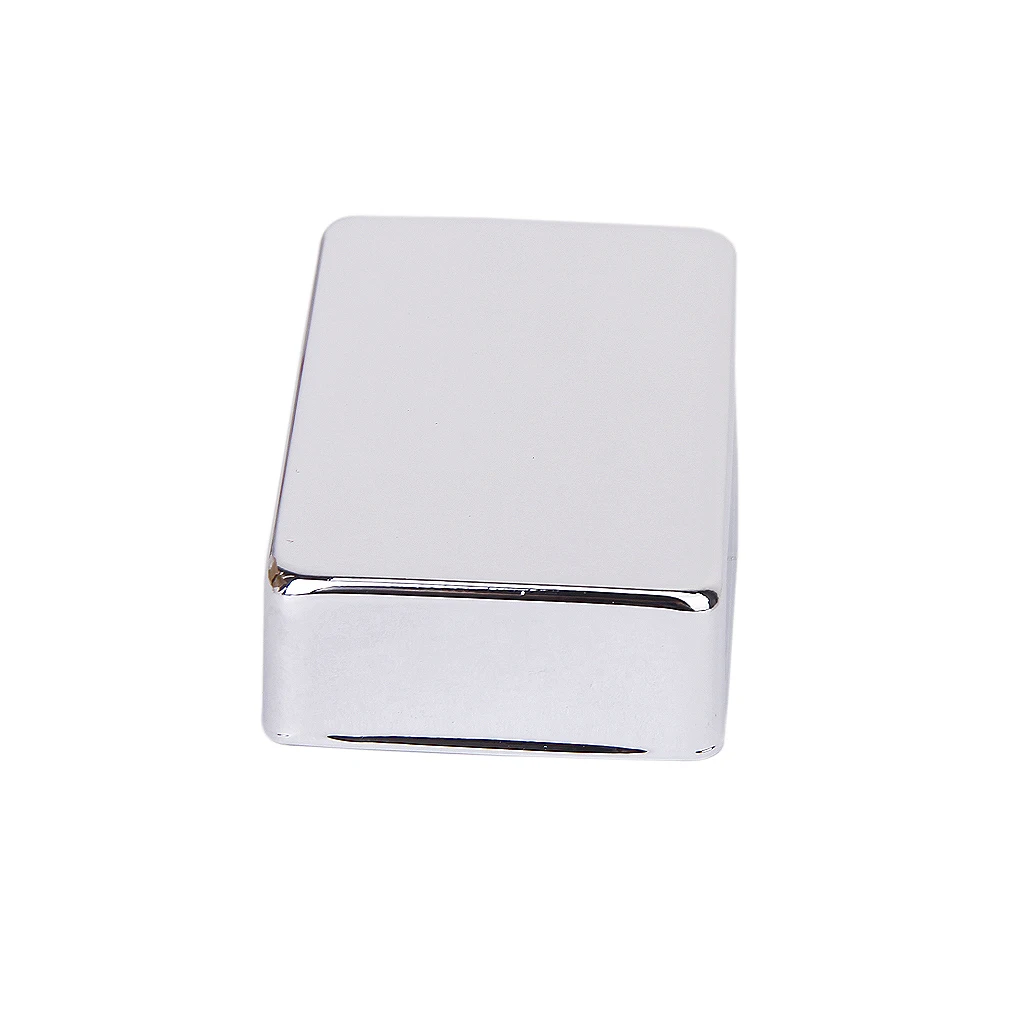 Металлический пустой чехол для гитары Humbucker хромированный аксессуар подходит