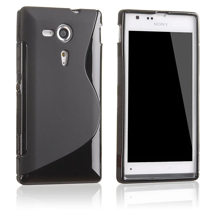 4 цвета S образный Противоскользящий гелевый ТПУ тонкий мягкий чехол задняя