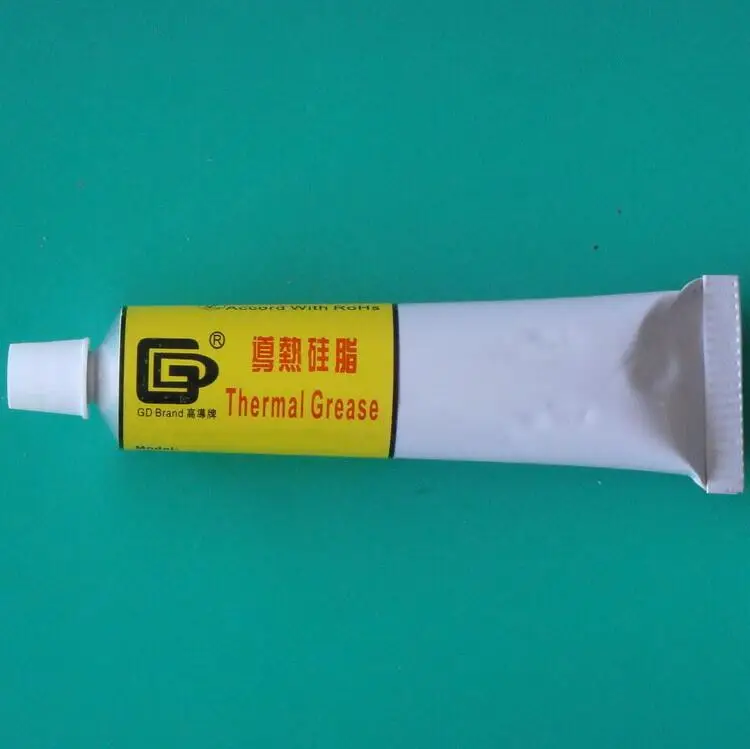 Теплопроводная смазка GD66 силиконовый охлаждающий гель серого цвета вес 90 г