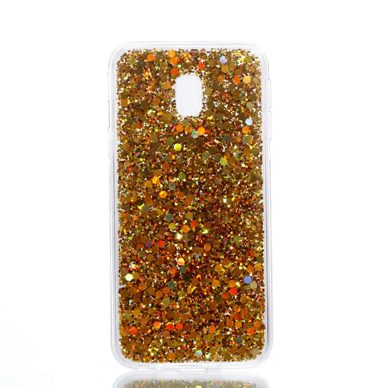 For Samsung J3 2017 J330 Case Colored Shiny Glitter Silicon TPU Skin Soft Back Cover Phone for Galaxy J330F |