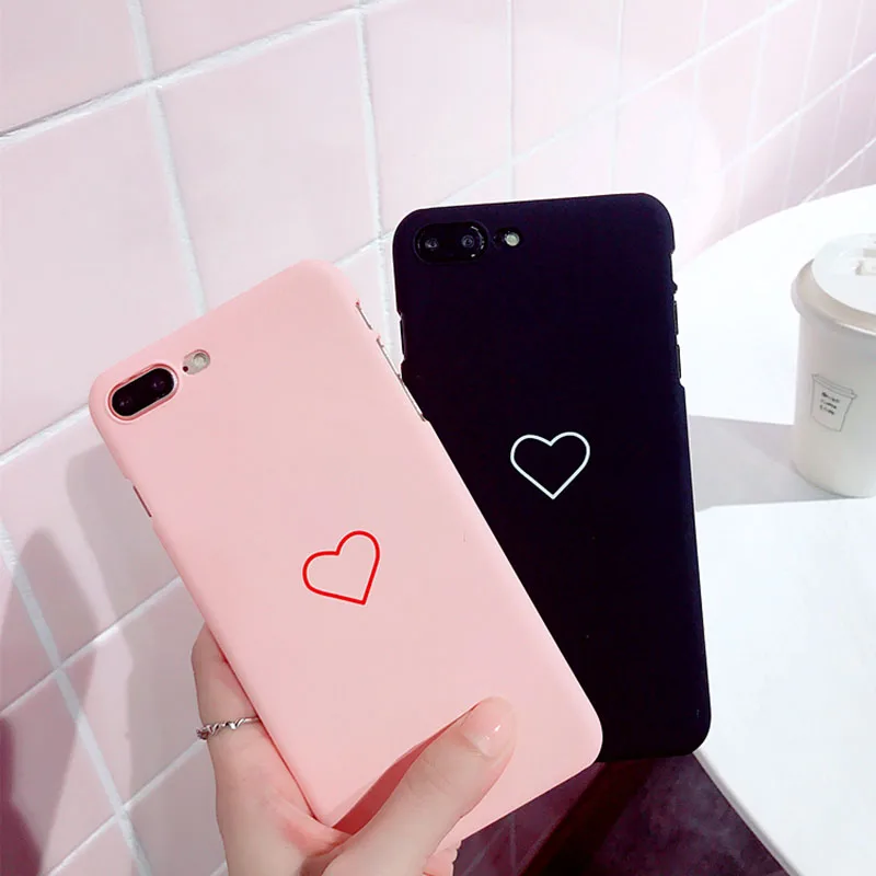 Чехлы для телефонов KACOOL с сердечками iPhone 6 6Plus 6s Plus жесткий защитный чехол из