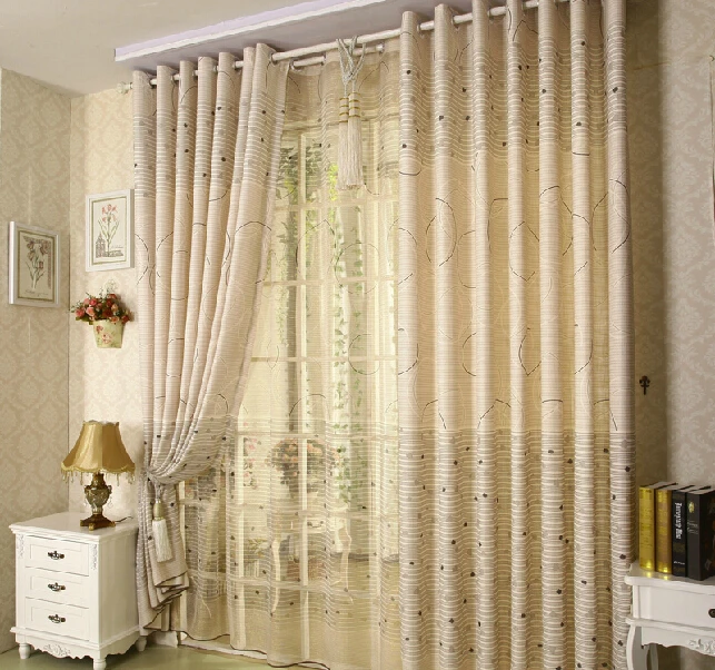 Горячая распродажа белье шторы для гостиной оставляет окна плотными шторами