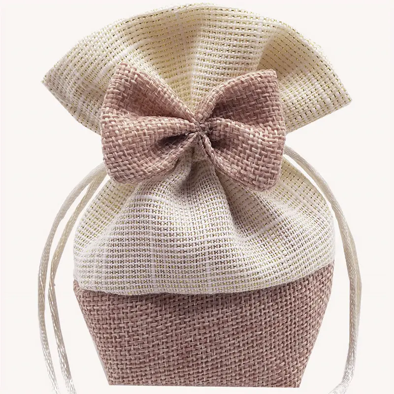 Креативный джутовый льняной любимые пакеты Свадебные и вечерние европейские