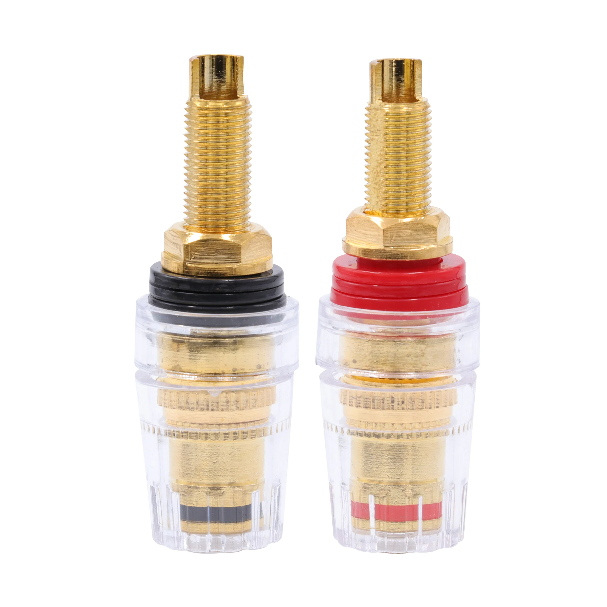 5 полосный усилитель для колонок позолоченная никелированная латунь разъем типа