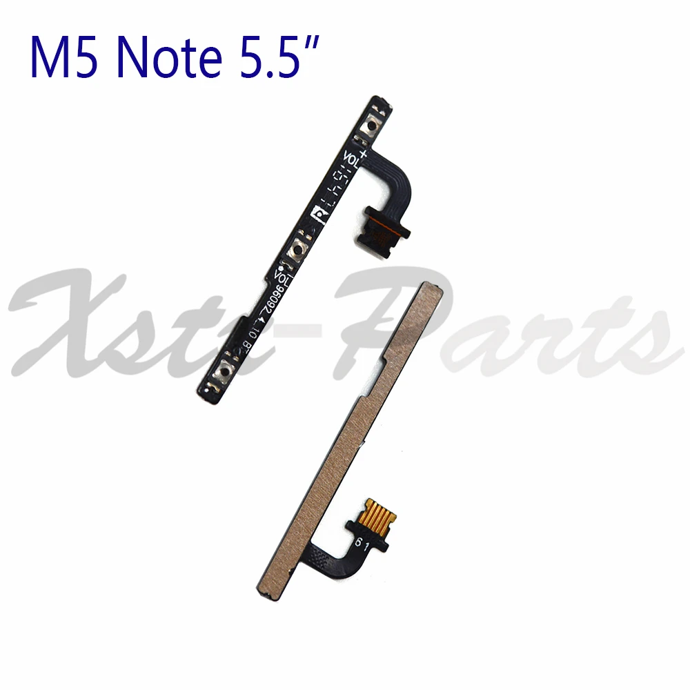 

10PCS for Meizu M5 Note 5.5 inch Power On/Off Volume Button Flex Cable Power Volume Flex Cable