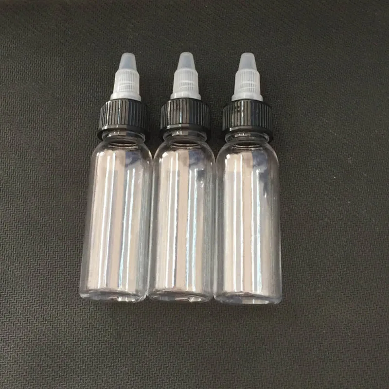 Новый дизайн 30 мл прозрачные высококачественные закручивающиеся колпачки в