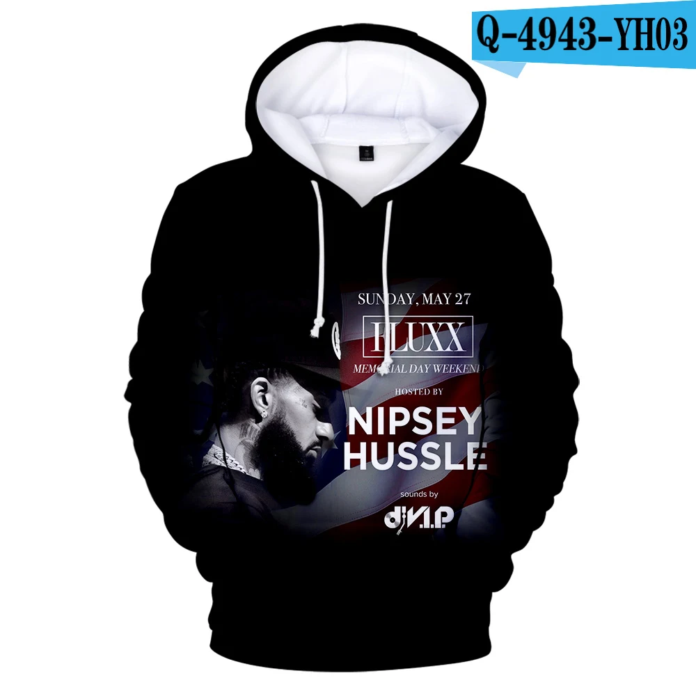Aikooki горячая Распродажа Nipsey Hussle 3D Толстовка для мужчин/женщин Модный