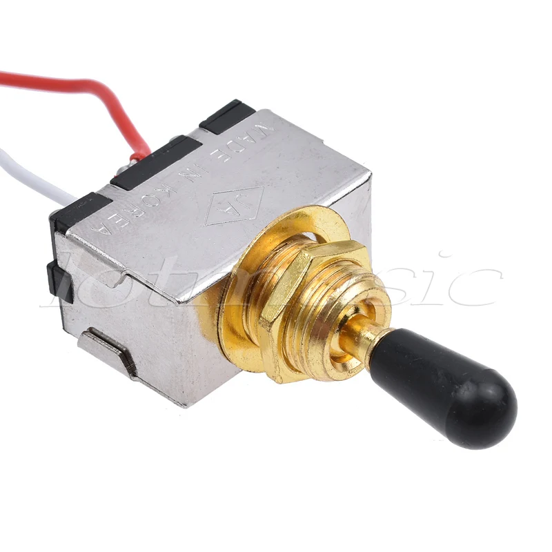 Prewired Wiring Harness Kit 3 Way Toggle Switch 500k Pots Jack for Electric Guitar Parts 2 Set | Спорт и развлечения