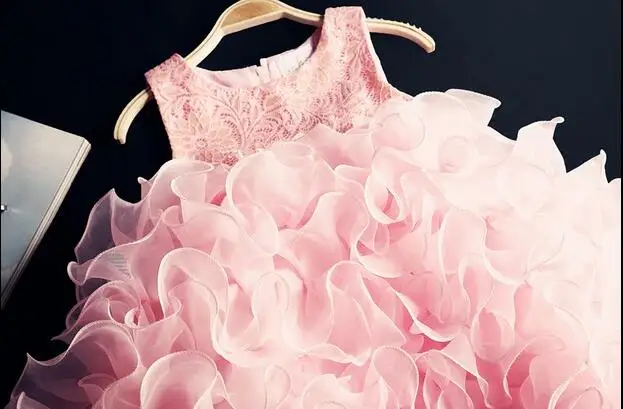 Formal Teenage Girls Party Dresses Pink Baby Girl Clothes Kids Toddler Birthday Outfit Brand Princess Dress | Детская одежда и