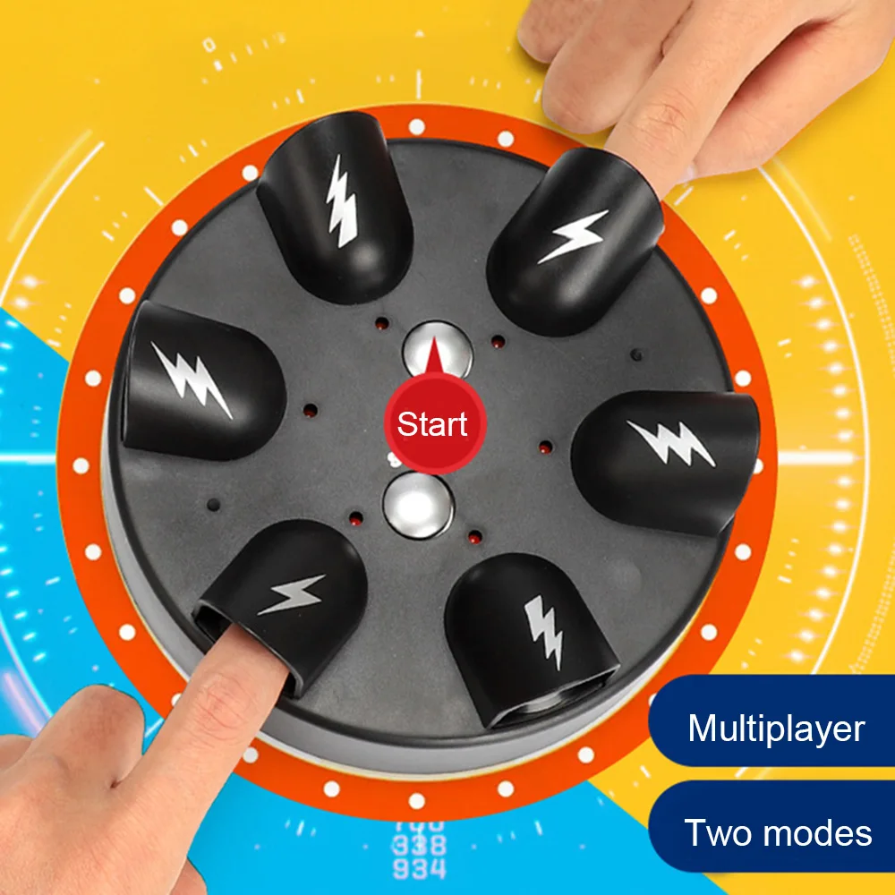 Новый Забавный Мини второго поколения Электрический shock finger детектор лжи Tricky game