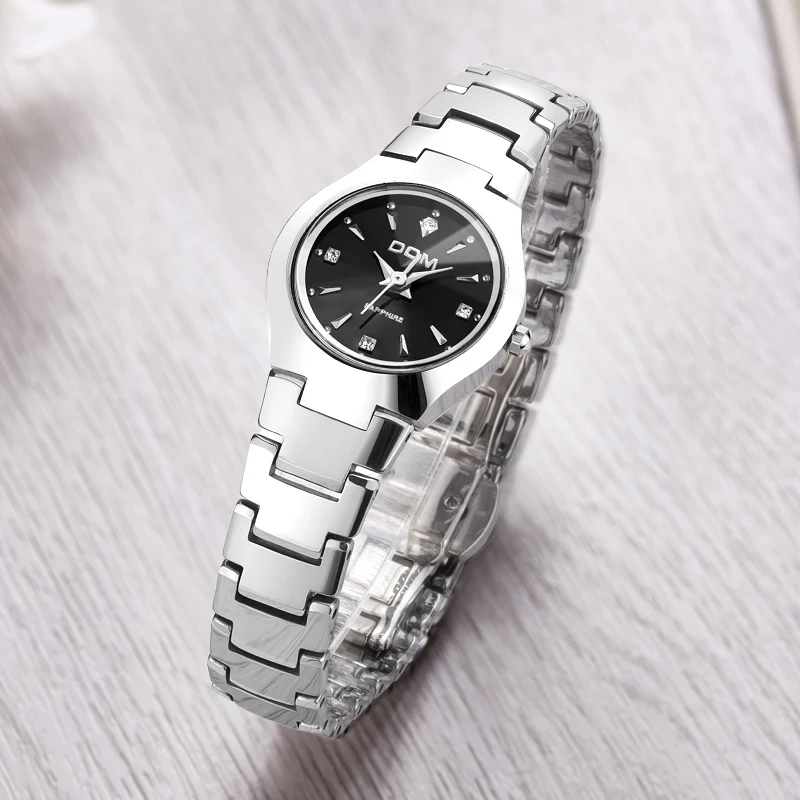 DOM модные женские часы relogio feminino нарядные кварцевые золотые серебряные