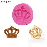 gadgets princess crown silicone rubber moldfondant cake mold handmade chocolate dessert baking cakes decorated cookies tool