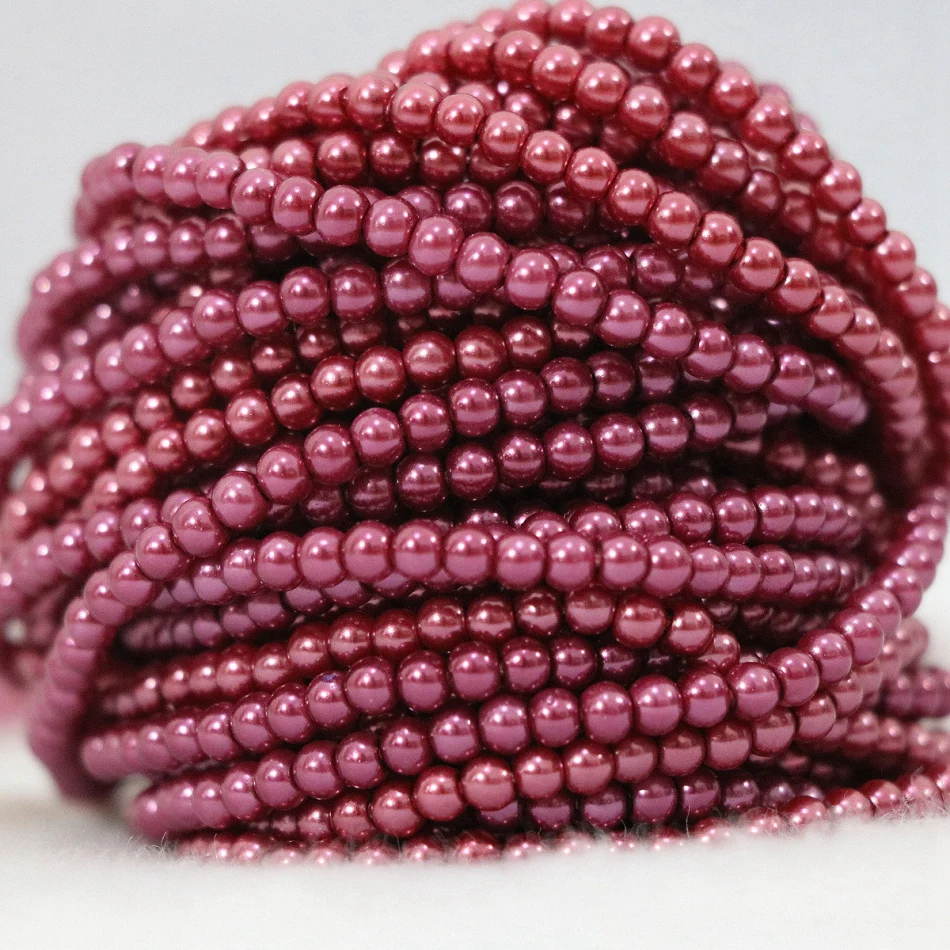 Модные разноцветные Круглые бусины ярких цветов искусственная раковина жемчуг