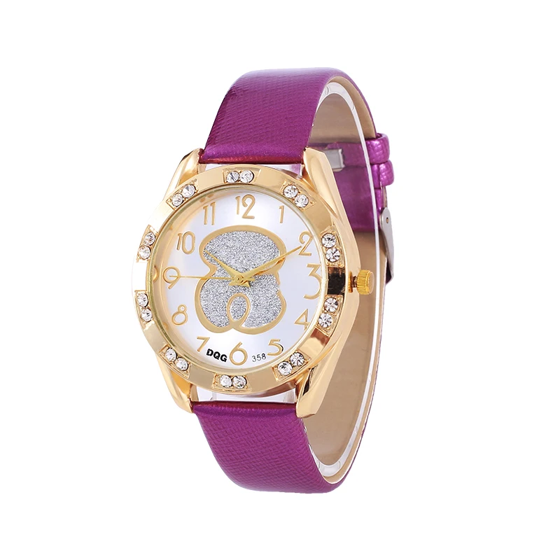 Montres 2019 модные роскошные лидирующего бренда с медведем женские часы повседневный