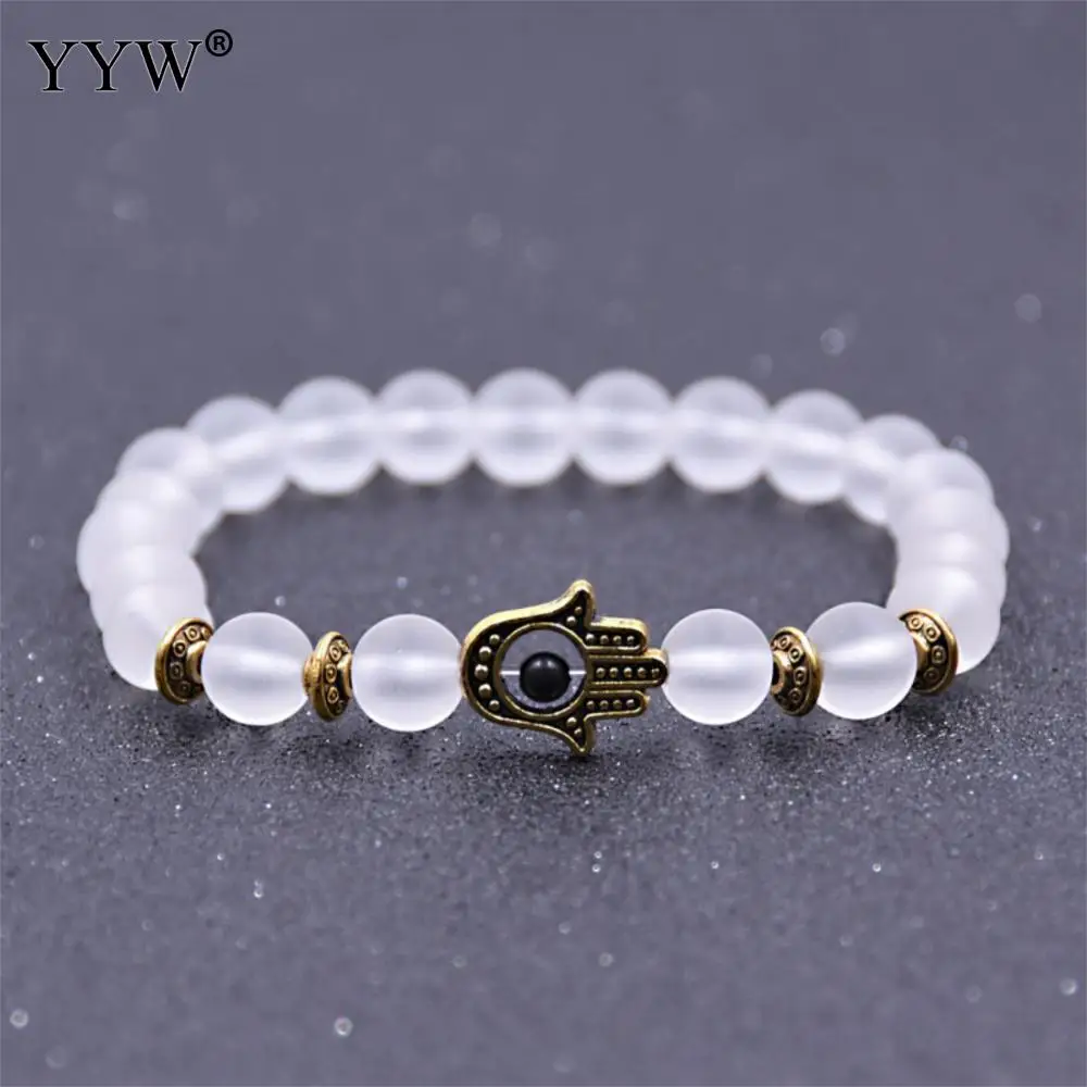 YYW Pulseira Masculina браслет Хамса Бусы Браслеты для женщин мужчин ювелирные изделия