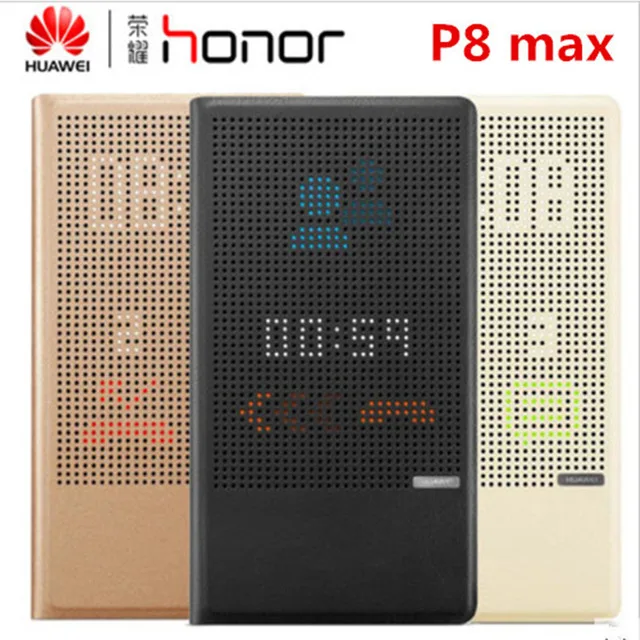 100% Оригинальные huawei P8 MAX Windows Smart флип кожаный чехол подставка для max (6 8 дюйма)
