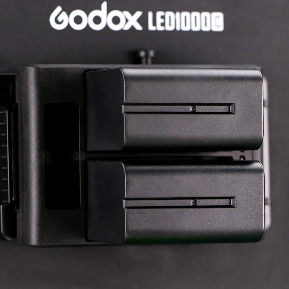 Панель светодиодной лампы Godox 1000C LED1000C 3300 5600K двухцветное Видео Освещение + кабель