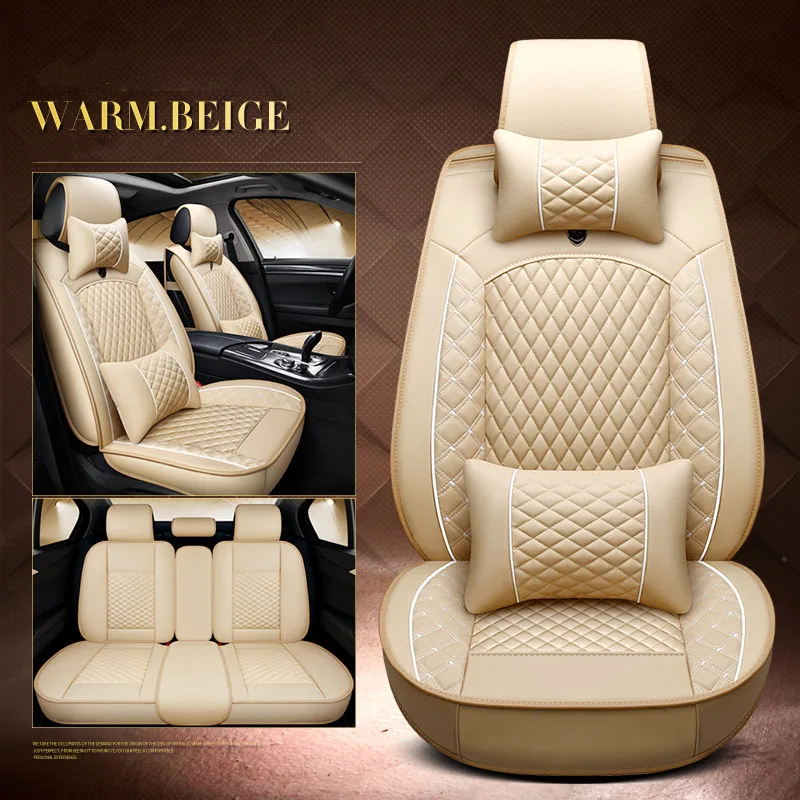 BEIGE LUX Универсальный подходит для большинства автокресел для Volkswagen Beetle CC Eos GolfGTI ПАССАТ шаран автокресла Внимание аксессуары - Название цвета: BEIGE LUX