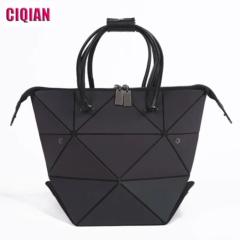 Хит продаж женские складные тоуты с лазерной голограммой повседневные большой