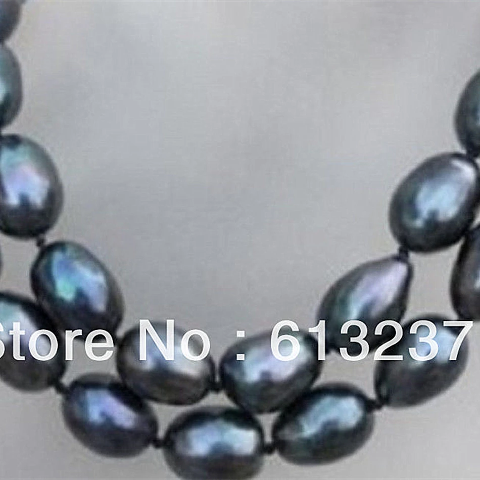 

Амулеты стиль AAA 8-9 мм модное черное Южное море жемчужное изготовление Горячая продажа ожерелье 35 "MY4547