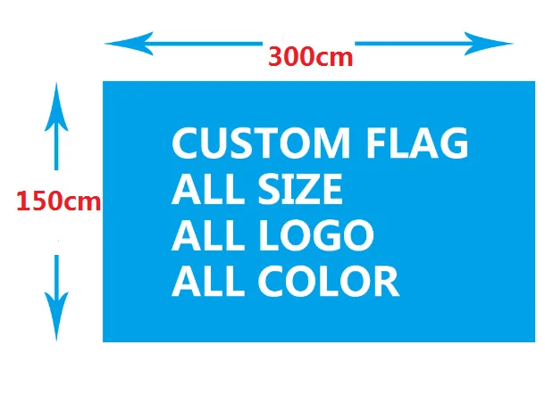 150x300 см полиэстер, мы разрабатываем любой логотип любого цвета, изготовленный на заказ, Подарочный флаг, баннер от AliExpress RU&CIS NEW