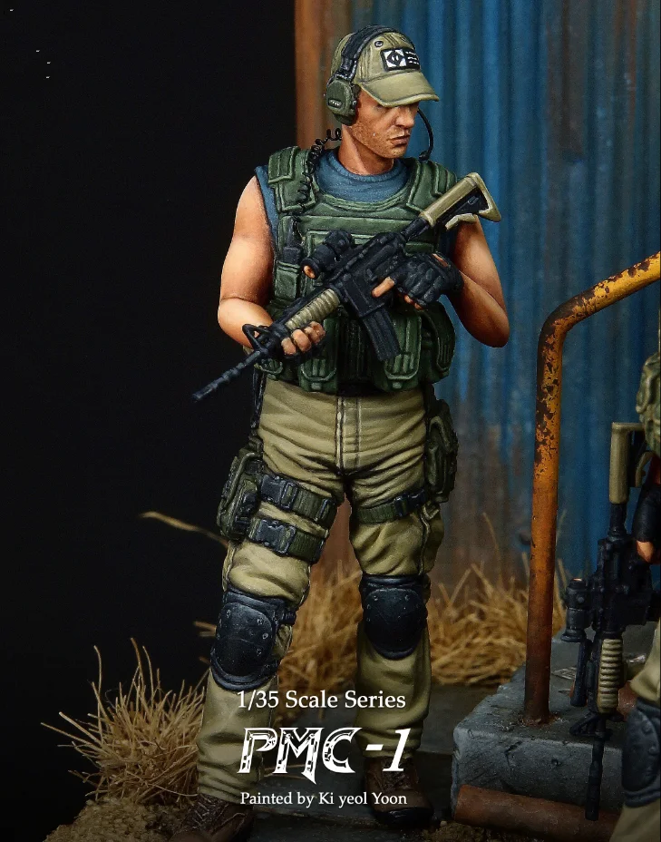 

1/35 Resin Figure Model Kit Modern Mercenary Unassambled Unpainted 579
