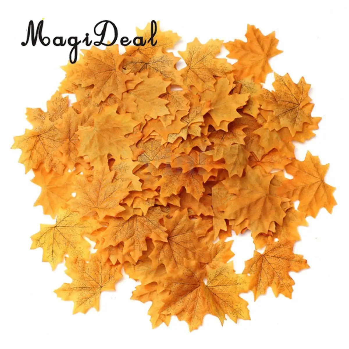 MagiDeal 200 шт. Искусственный Кленовый лист осенние листья реквизит для сцены Декор