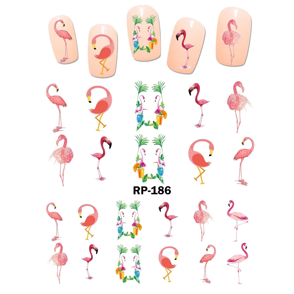 

UPRETTEGO NAIL ART BEAUTY NAIL STICKER WATER DECAL SLIDER CARTOON UNDER SEA STARS JELLY FISH OCTOPUS CONCH RP163-168