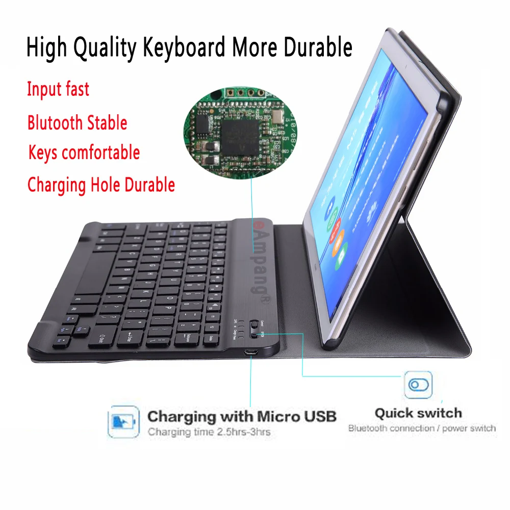 Чехол с клавиатурой Bluetooth для Huawei Mediapad M5 Lite 8 0 JDN2 W09 AL00 чехол клавиатура +