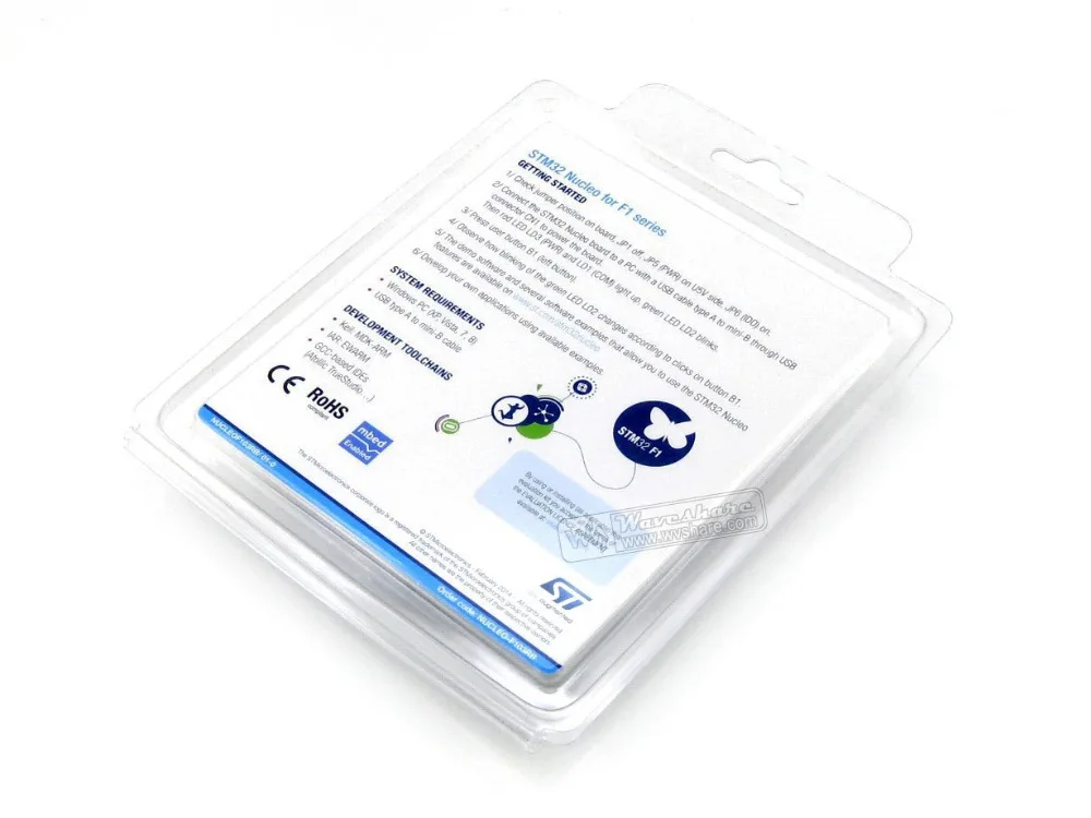 Оригинальная плата STM32 NUCLEO системная STM32F1 STM32F103 со встроенным F103RB|board carton|board armboard
