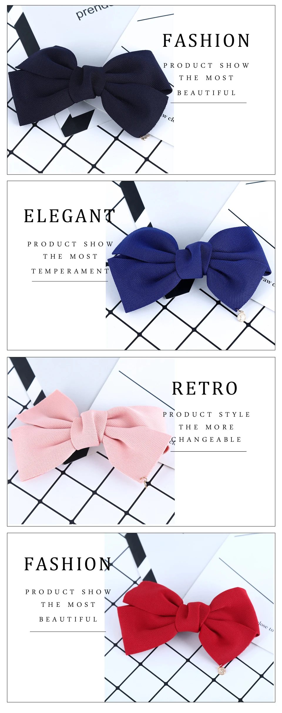 Haimeikang Boho Fabric Flower Crown Hairpin Brooch For Bridal Wedding Party Women Charm Floral Hair Clip Jewelry Accessories
