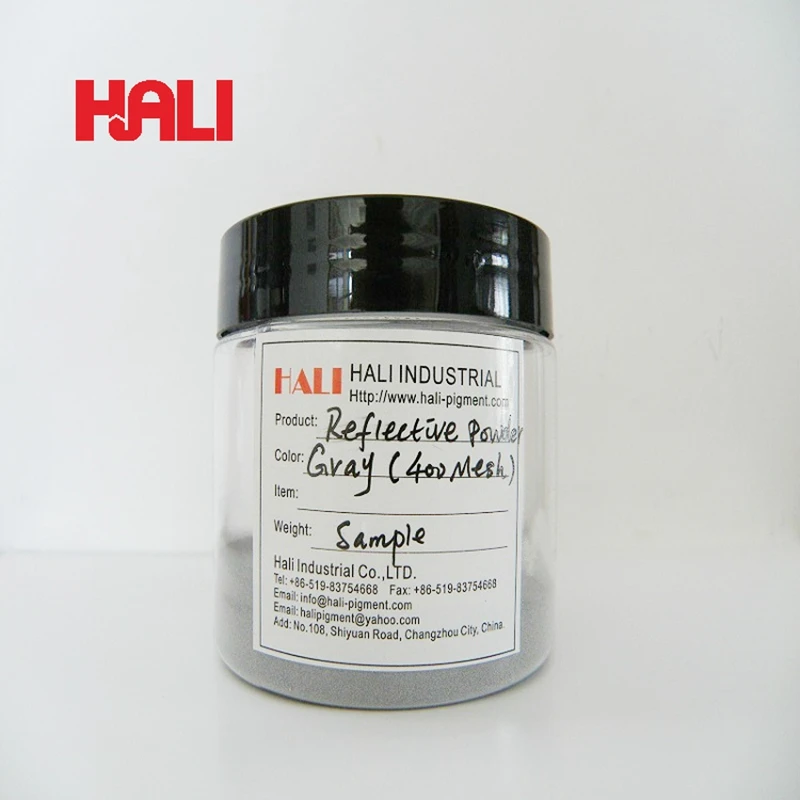 Светоотражающий порошок светоотражающий пигмент цвет: серый размер частиц: 400