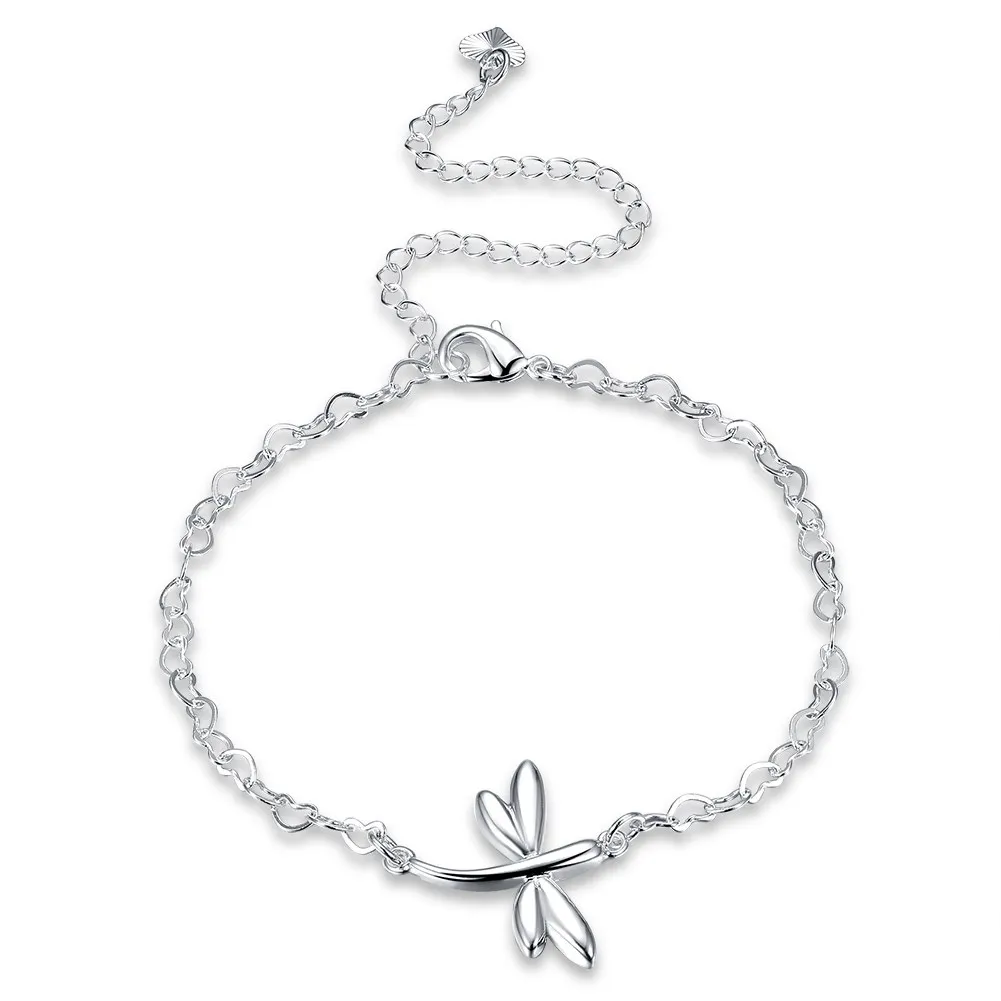 Новое поступление посеребренный ножной браслет для женщин популярные ювелирные