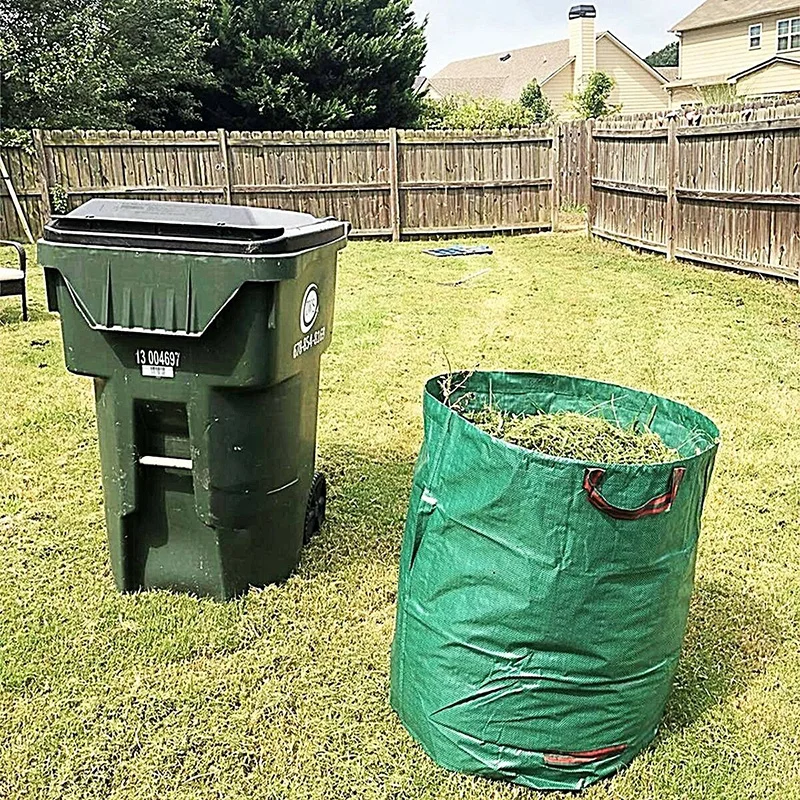 Garden Garbage Bag Large Outdoor Fireplace Camping Trash Bin Yard Heavy Duty Storage | Waste Bins