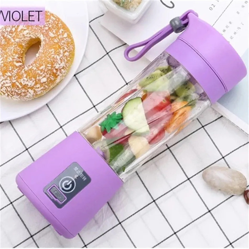 USB мини многофункциональные соковыжималки бутылки для воды зарядка портативная