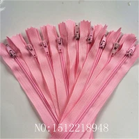 50pcs pink 3 closed nylon coil zippers tailor sewing craft 12 inch 30 cm crafters fgdqrs